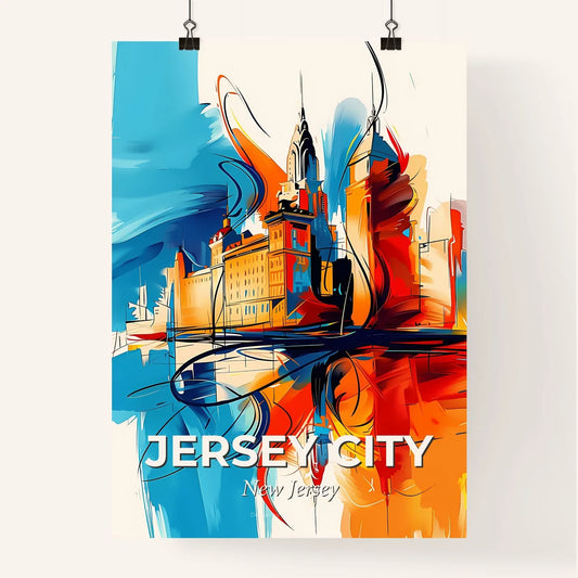Vibrant Jersey City, New Jersey Poster