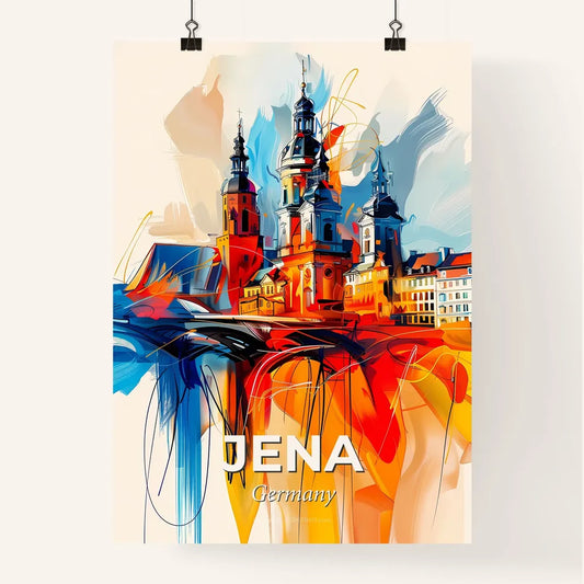 Vibrant Jena, Germany Poster