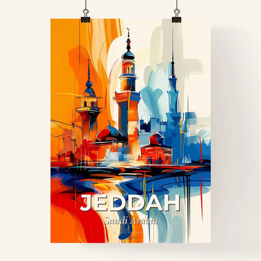 Vibrant Jeddah, Saudi Arabia Poster