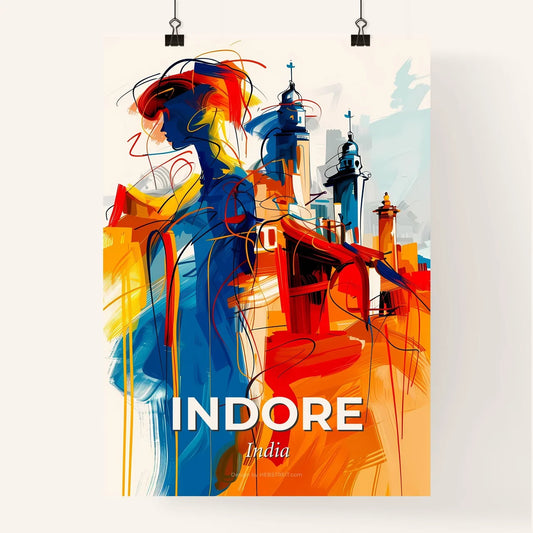 Vibrant Indore, India Poster