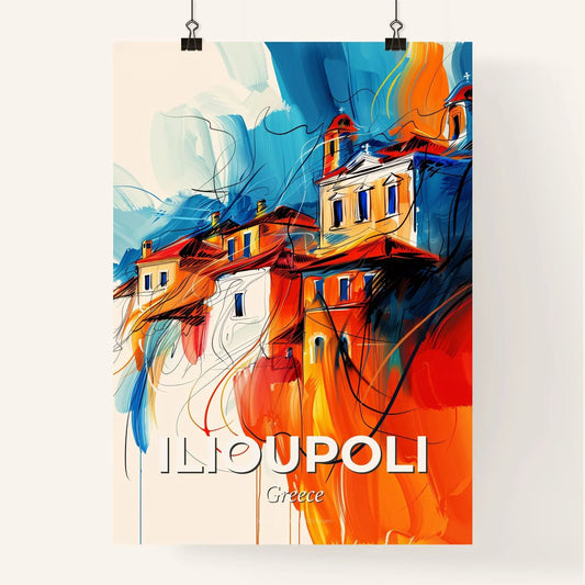 Vibrant Ilioupoli, Greece Poster