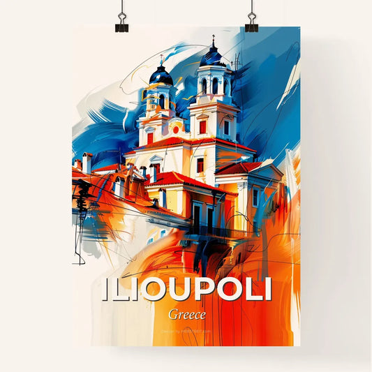 Vibrant Ilioupoli, Greece Poster