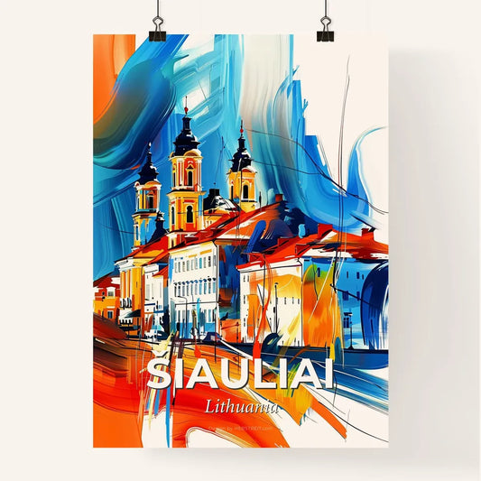 Vibrant Šiauliai, Lithuania Poster