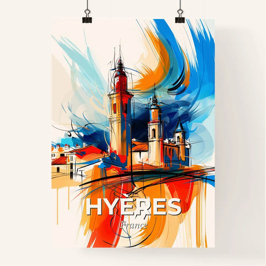 Vibrant Hyères, France Poster