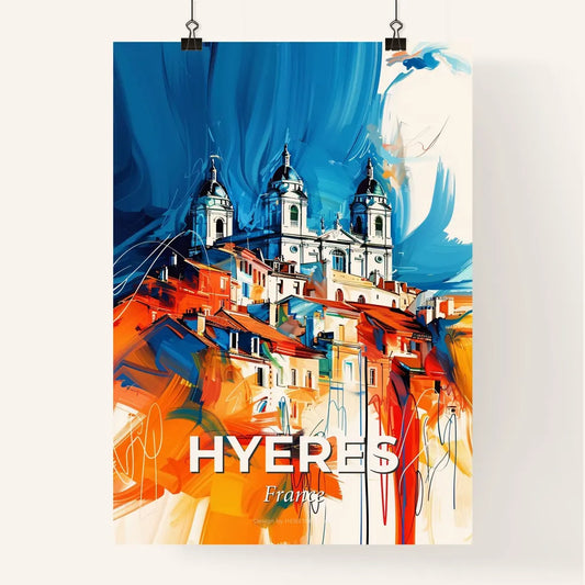 Vibrant Hyères, France Poster