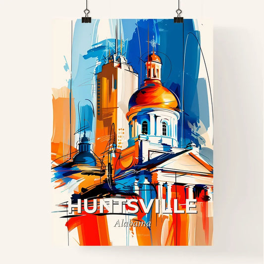 Vibrant Huntsville, Alabama Poster