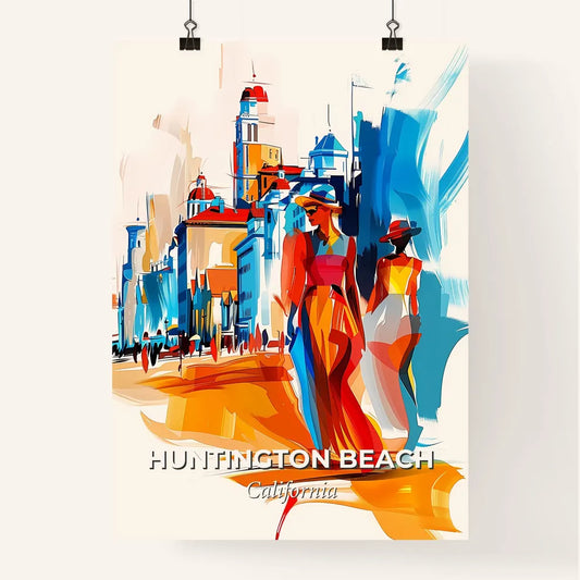 Vibrant Huntington Beach, California Poster