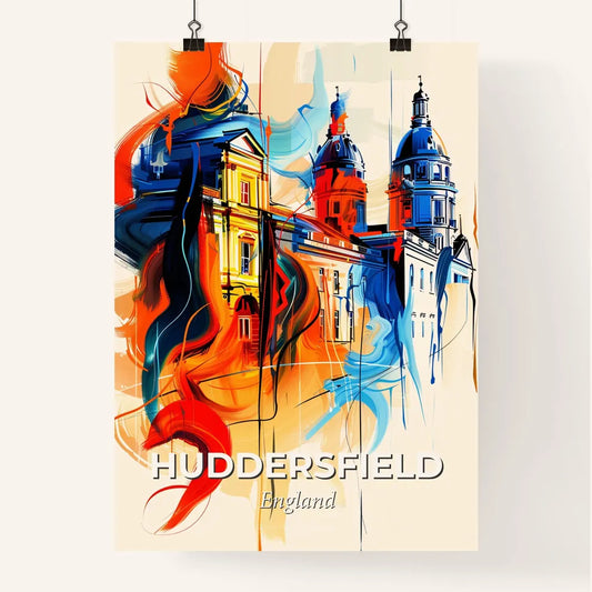 Vibrant Huddersfield, England Poster