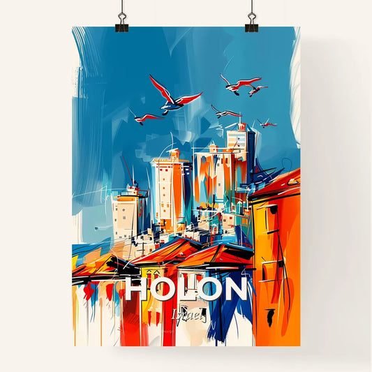 Vibrant Holon, Israel Poster