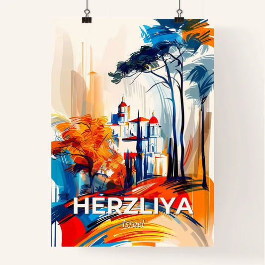 Vibrant Herzliya, Israel Poster