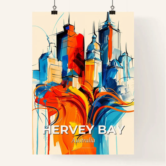 Vibrant Hervey Bay, Australia Poster