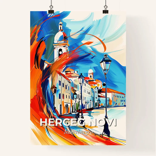 Vibrant Herceg Novi, Montenegro Poster