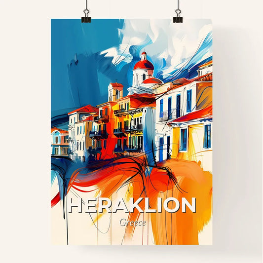 Vibrant Heraklion, Greece Poster