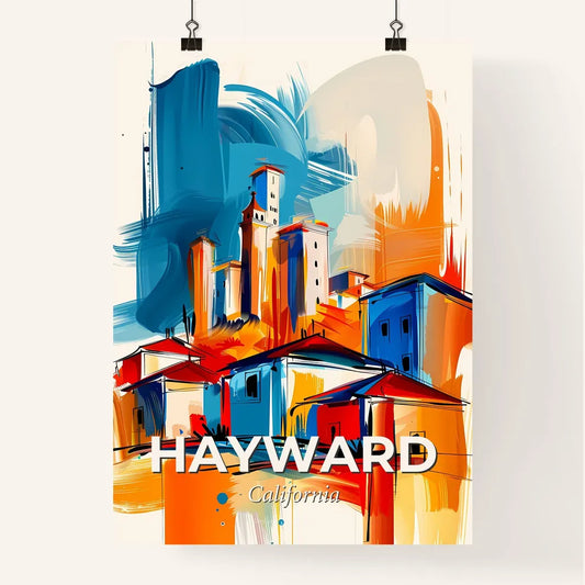 Vibrant Hayward, California Poster