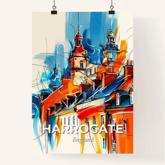 Vibrant Harrogate, England Poster