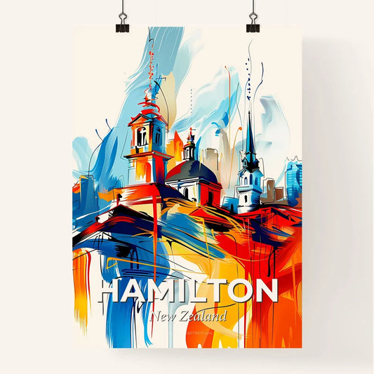 Vibrant Hamilton, New Zealand Poster