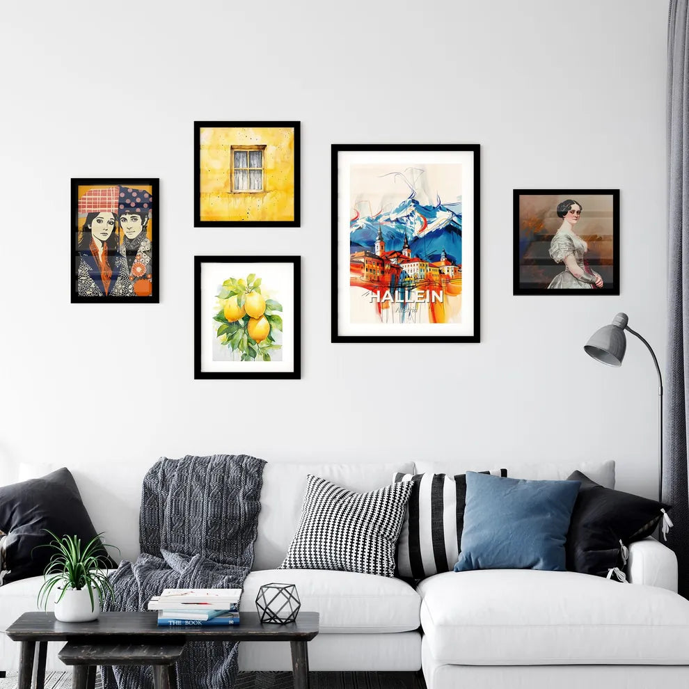 Vibrant Hallein, Austria Wall Art Collection