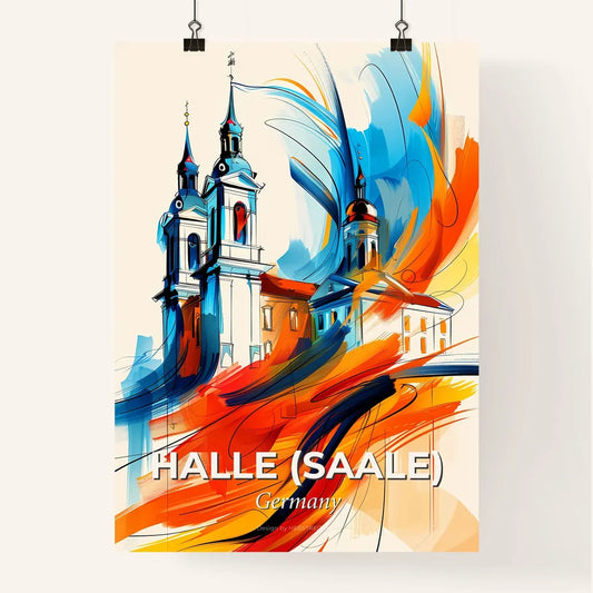 Vibrant Halle (Saale), Germany Poster