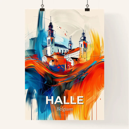 Vibrant Halle , Belgium Poster