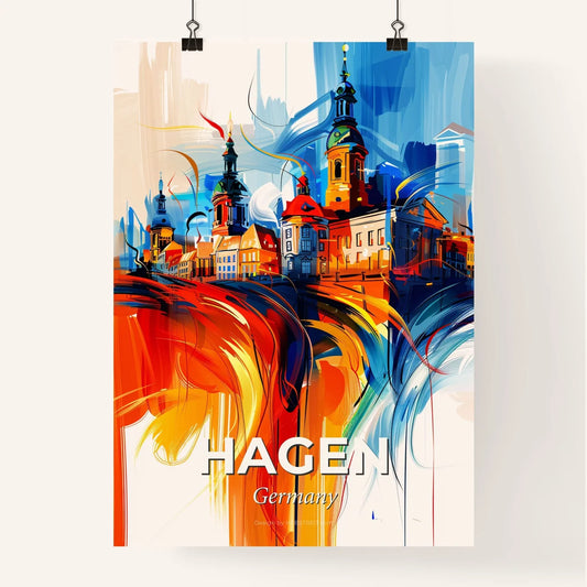 Vibrant Hagen, Germany Poster