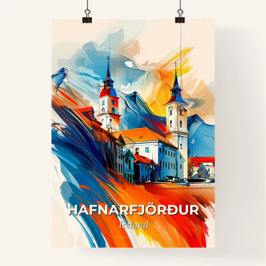 Vibrant Hafnarfjörður, Iceland Poster