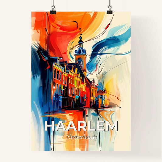 Vibrant Haarlem, Netherlands Poster