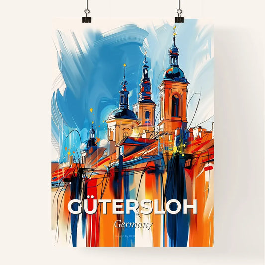 Vibrant Gütersloh, Germany Poster