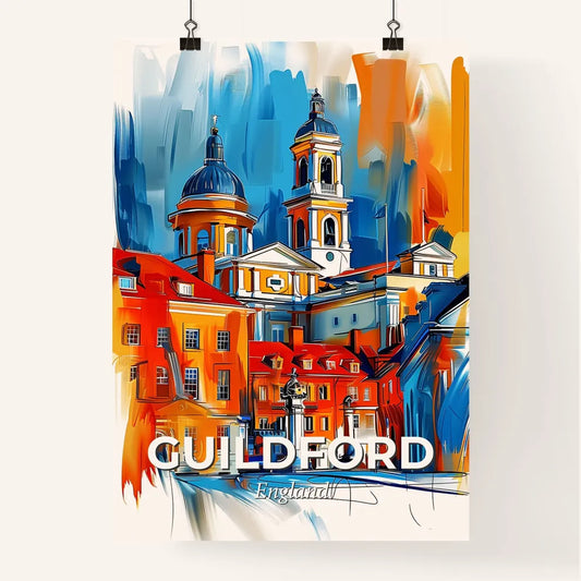 Vibrant Guildford, England Poster