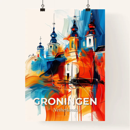 Vibrant Groningen, Netherlands Poster