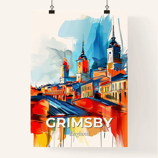 Vibrant Grimsby, England Poster