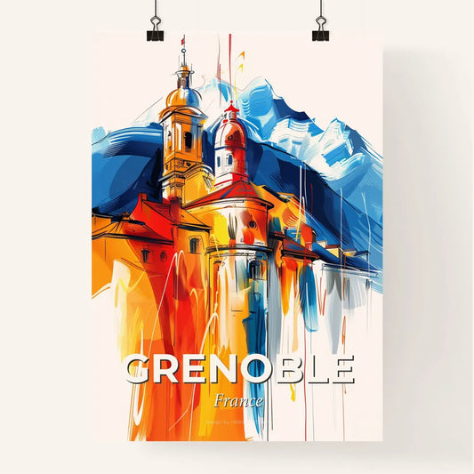 Vibrant Grenoble, France Poster