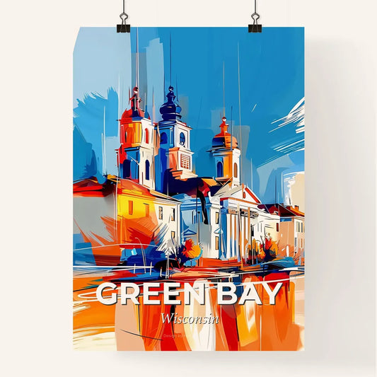 Vibrant Green Bay, Wisconsin Poster