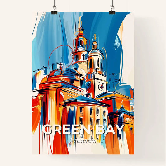 Vibrant Green Bay, Wisconsin Poster