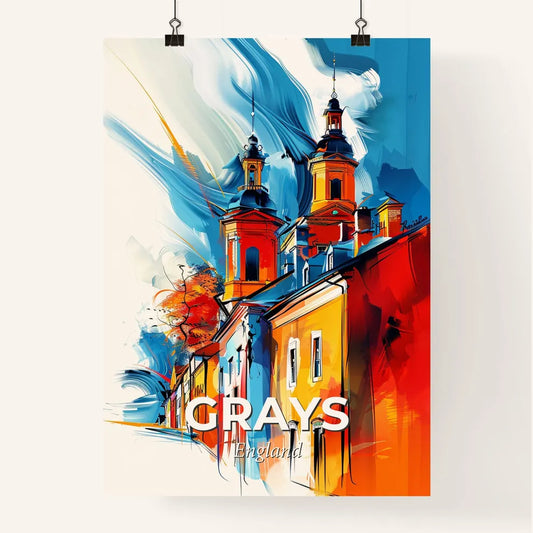 Vibrant Grays, England Poster