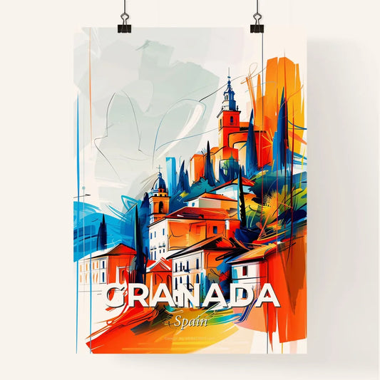 Vibrant Granada, Spain Poster