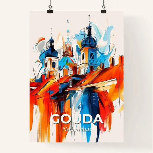 Vibrant Gouda, Netherlands Poster