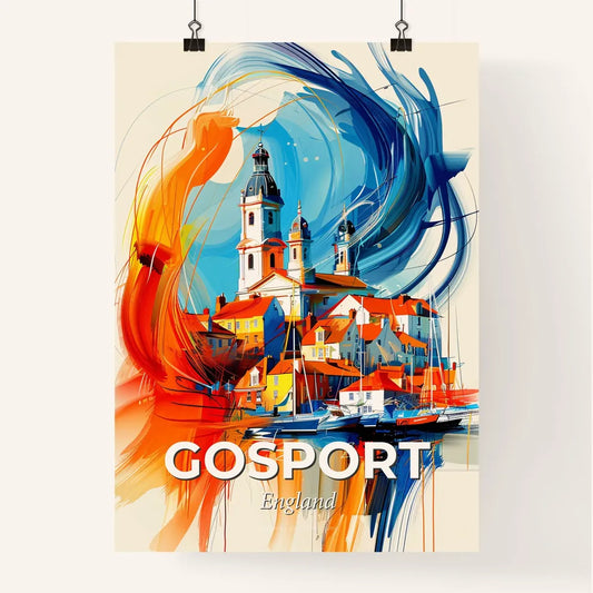 Vibrant Gosport, England Poster