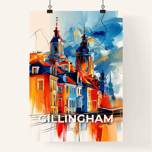 Vibrant Gillingham, England Poster