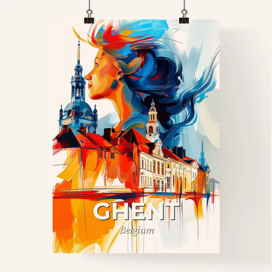 Vibrant Ghent , Belgium Poster