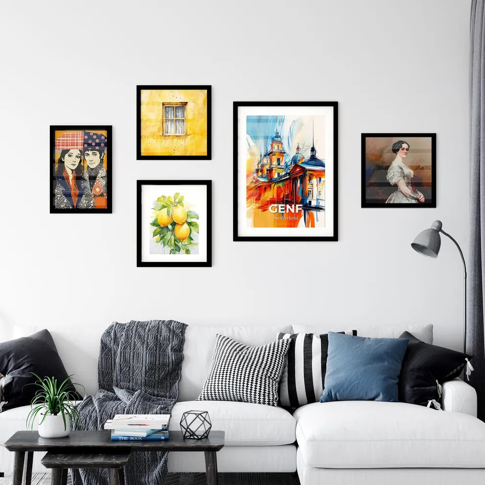 Vibrant Genf, Switzerland Wall Art Collection