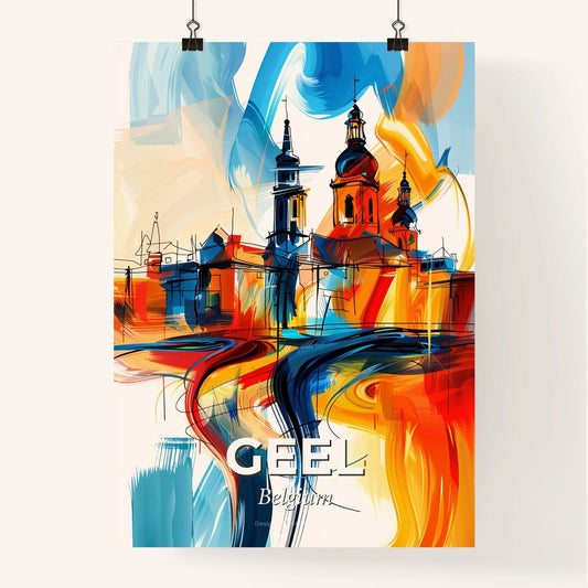 Vibrant Geel, Belgium Poster