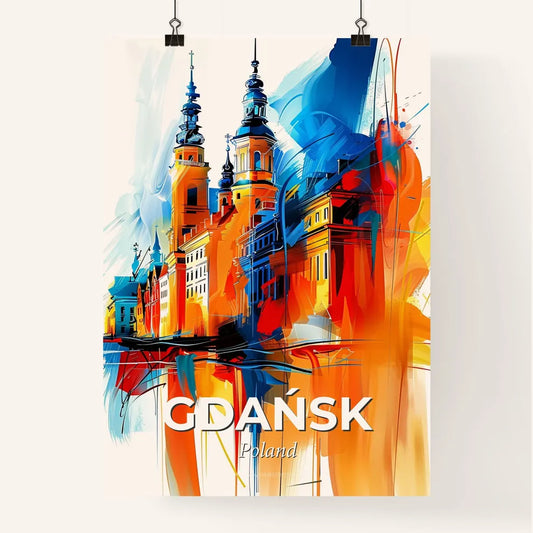 Vibrant Gdańsk, Poland Poster