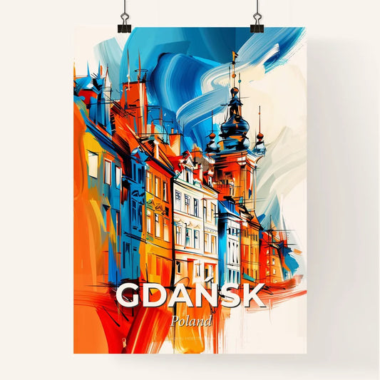 Vibrant Gdańsk, Poland Poster
