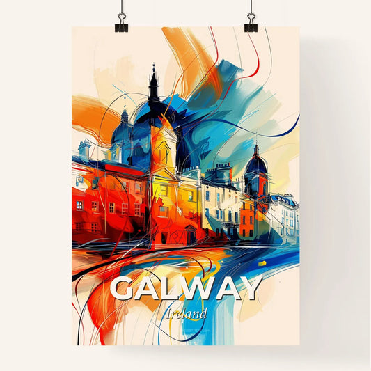 Vibrant Galway, Ireland Poster