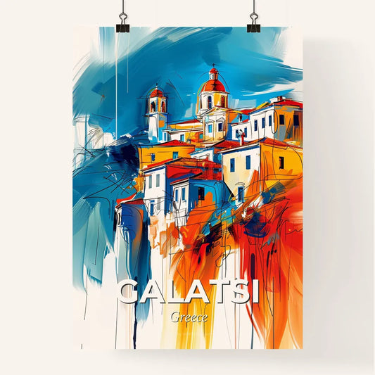 Vibrant Galatsi, Greece Poster