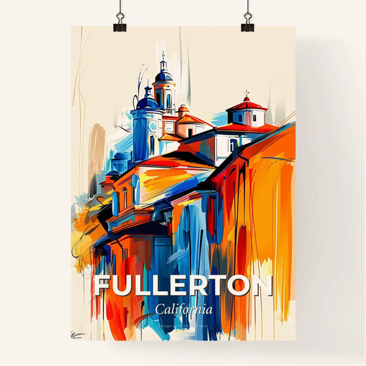 Vibrant Fullerton, California Poster