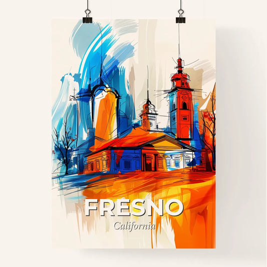 Vibrant Fresno, California Poster