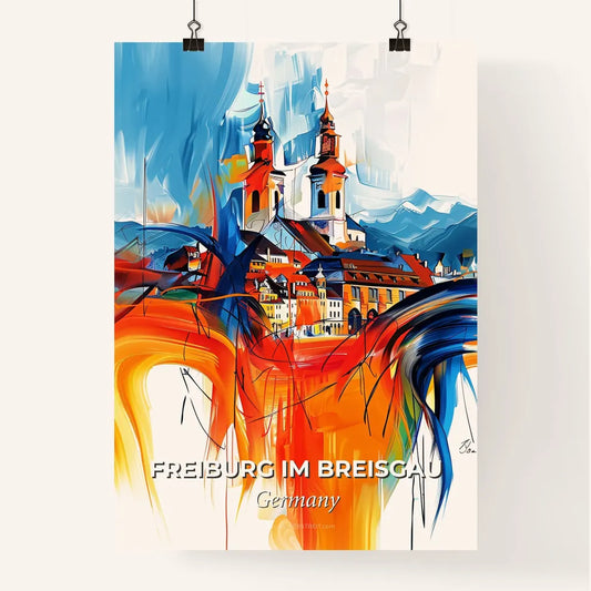 Vibrant Freiburg Im Breisgau, Germany Poster