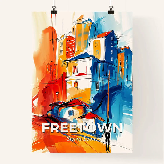 Vibrant Freetown, Sierra Leone Poster