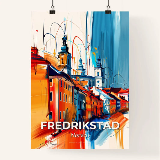 Vibrant Fredrikstad, Norway Poster